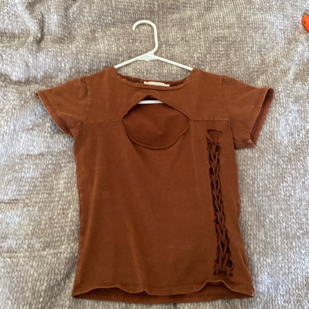 guilded intent crop top